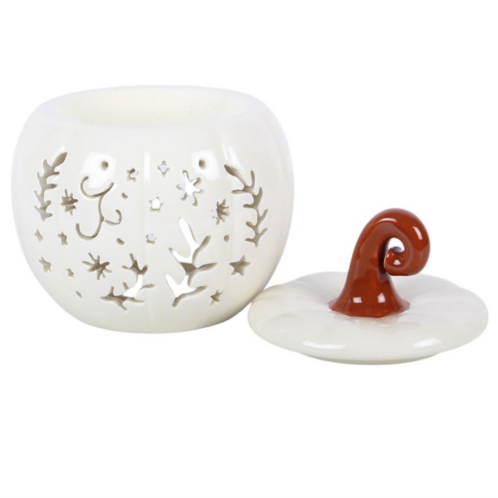 Cream Folk Pumpkin Oil Burner and Wax Warmer - product image 3