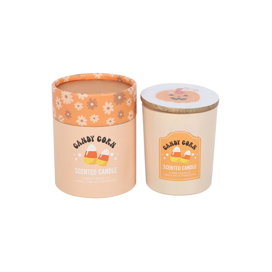 Candy Corn Vanilla and Butterscotch Candle - product image 2