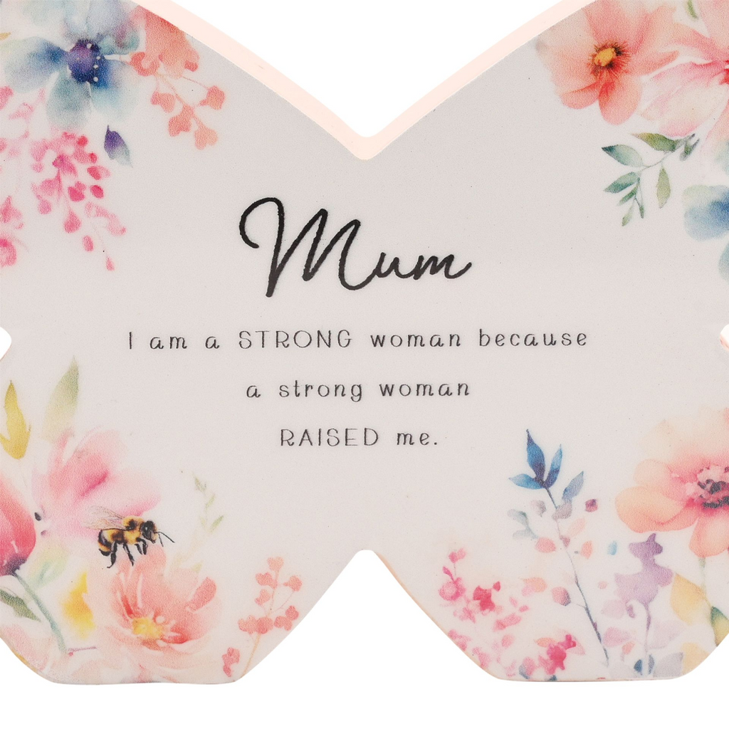 The Cottage Garden Floral Mantel Butterfly - Mum