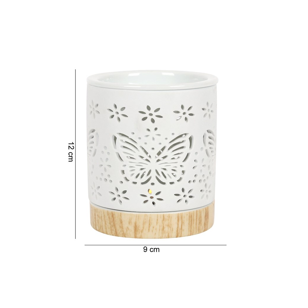 Matte Ceramic Butterfly Oil Burner - product image 5