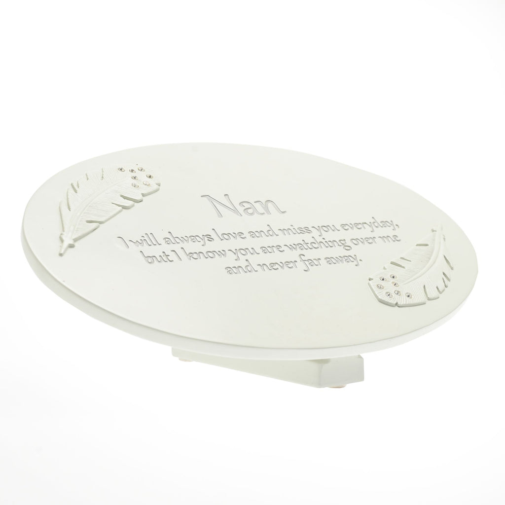 Thoughts of You Resin Memorial Plaque - Nan