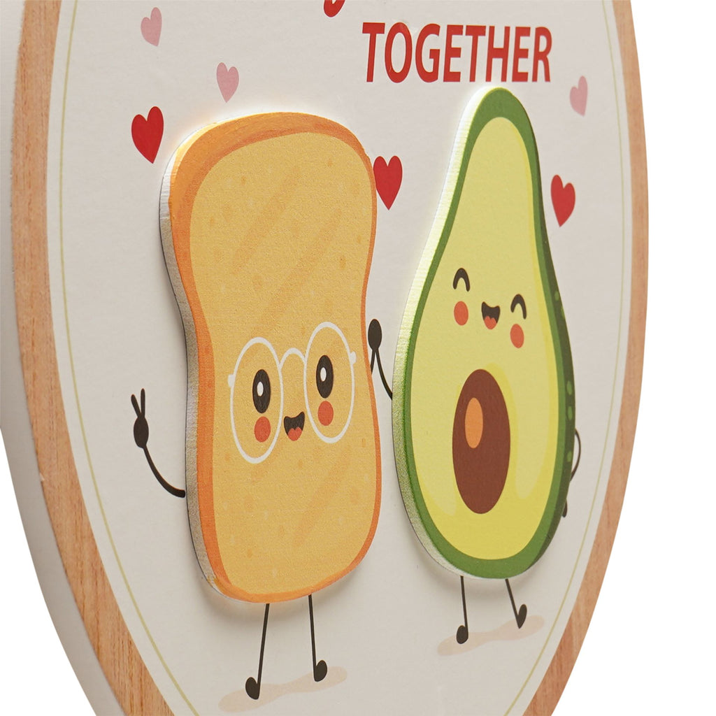 Love Is Sweet Hanging Plaque - Avocado