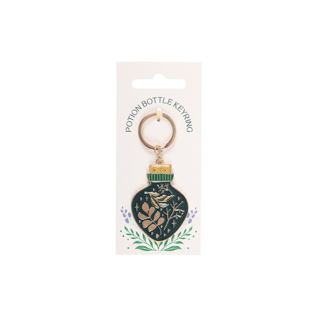 Green Witch Potion Bottle Keyring - product image 2