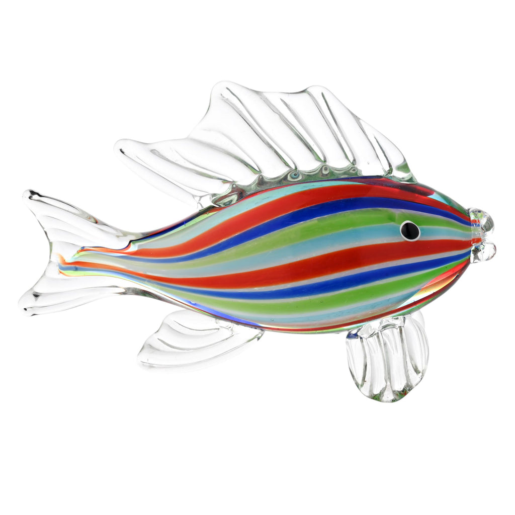 Objets d'art Glass Figurine - Tropical Fish