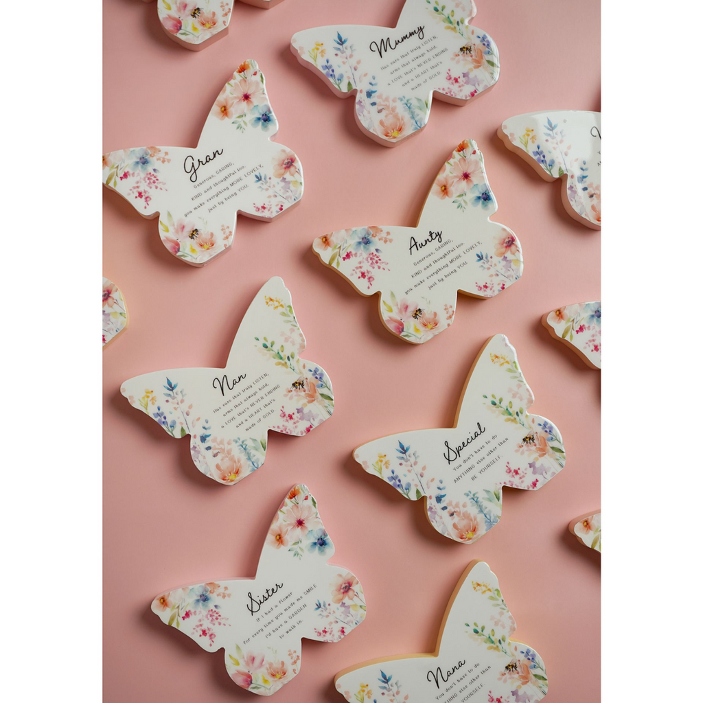 The Cottage Garden Floral Mantel Butterfly - Friend
