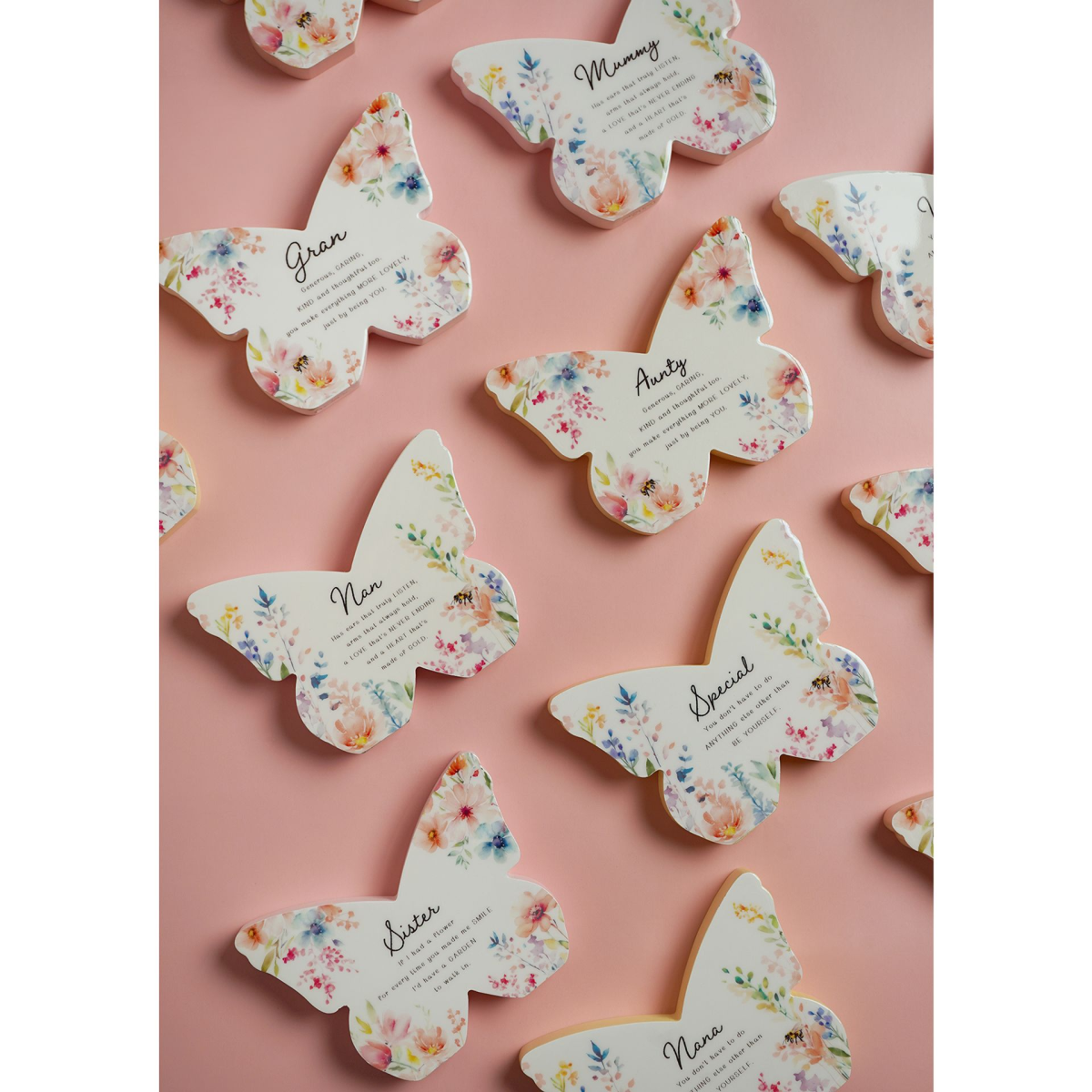 The Cottage Garden Floral Mantel Butterfly - Mum