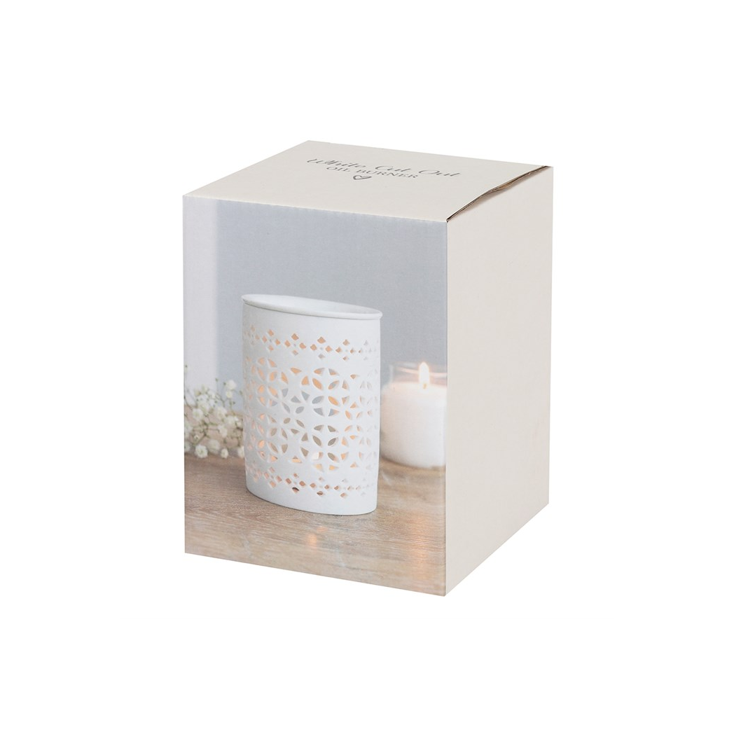 White Matte Cut Out Oil Burner - product image 4