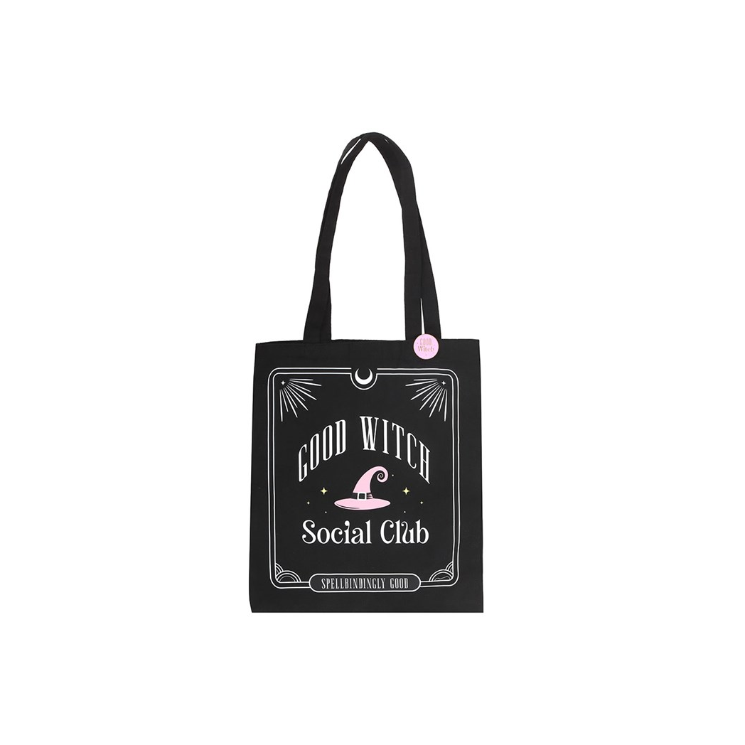 Good Witch Social Club Polycotton Tote Bag with Pin Badge - product image 2