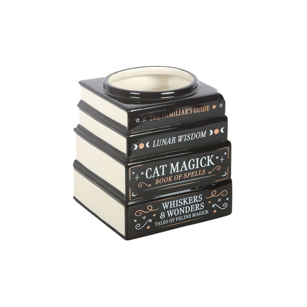Black Cat Magick Book Stack Vase - product image 3