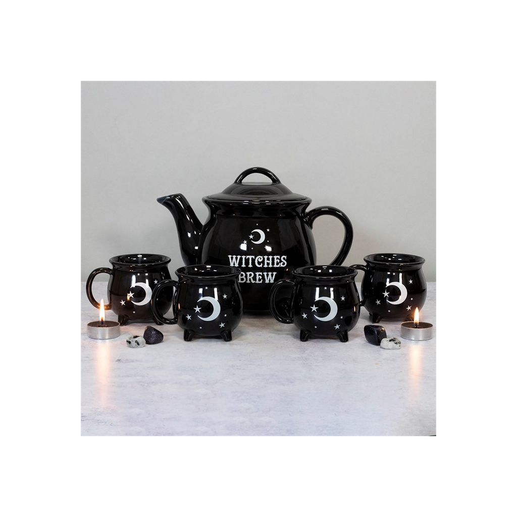 Witches Brew Ceramic Cauldron Tea Set - product image 6