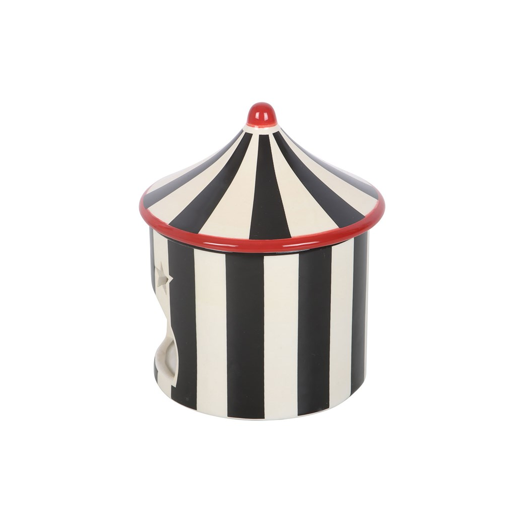 Black Striped Circus Tent Oil Burner - product image 4