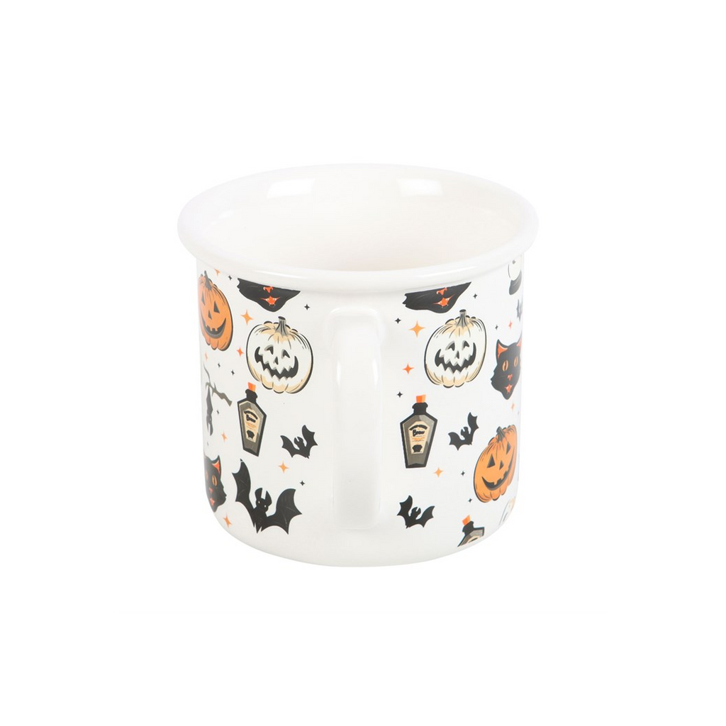 Spooky Cat and Pumpkin Print Mug - product image 3
