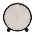 Hometime  Metal Alarm Clock 11cm - Black