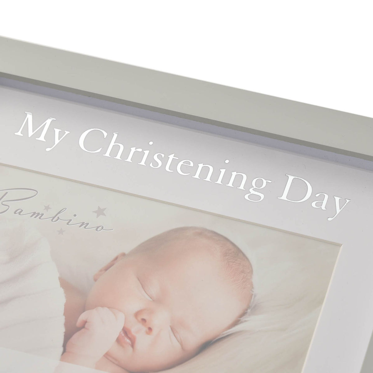 Bambino My Christening Day Frame 6" x 4" in Lidded Gift Box