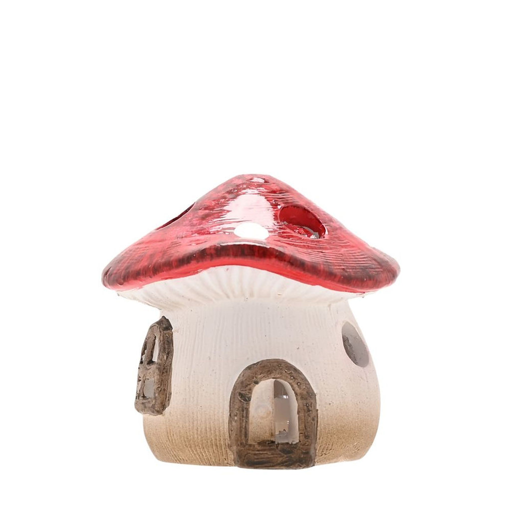 Country Living Toadstool Cottage with LED Light