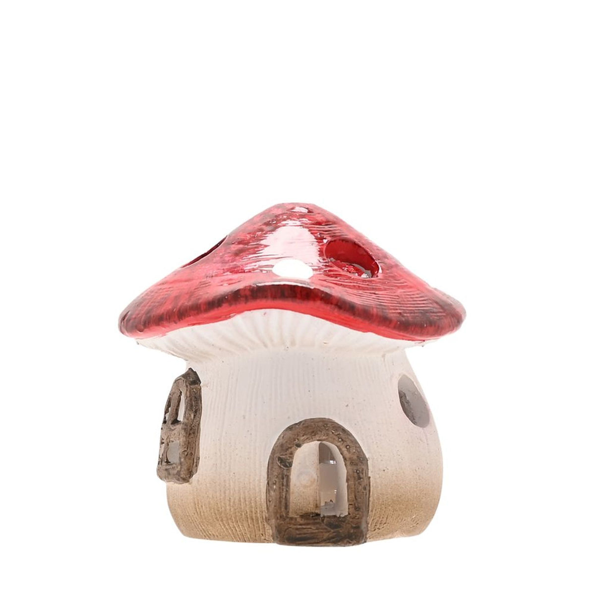 Country Living Toadstool Cottage with LED Light