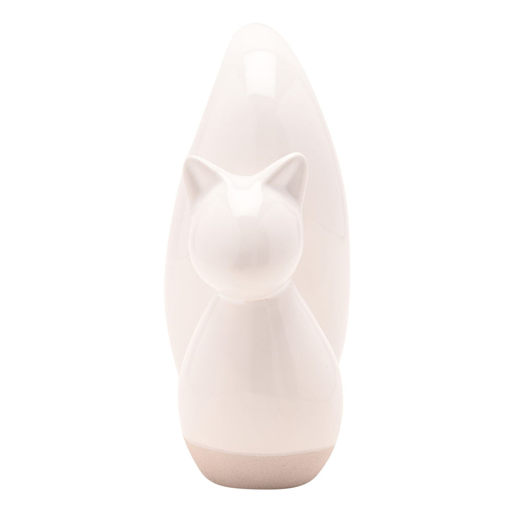 Country Living White Ceramic Squirrel - 23cm
