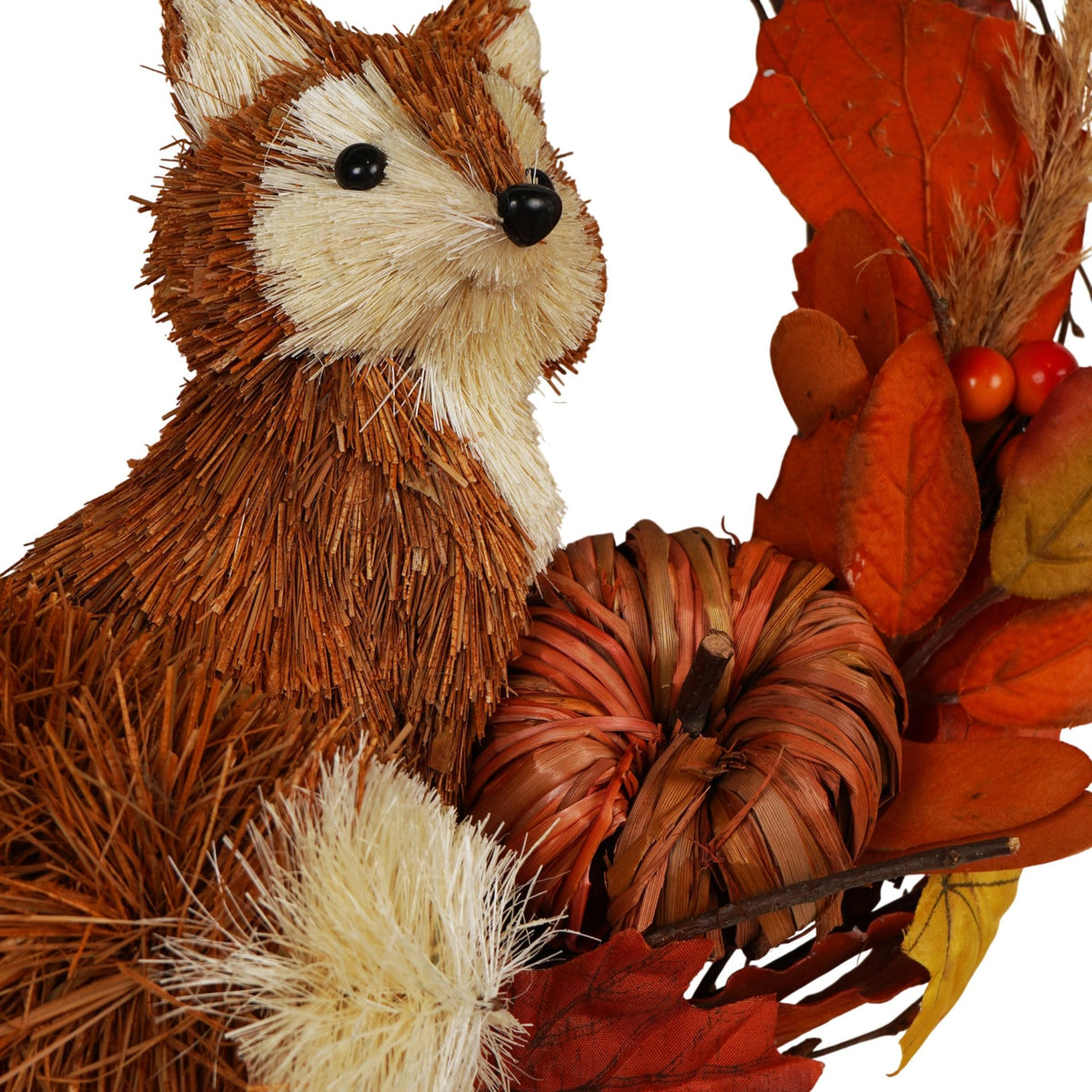 Country Living Rattan Fox Wreath - 39cm – product view 4
