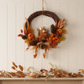 Country Living Rattan Squirrel Wreath - 50cm