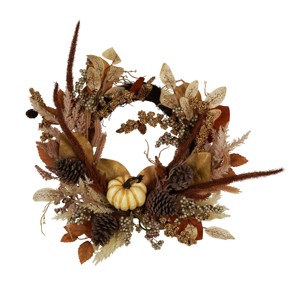 Country Living Neutral Autumn Wreath - 40cm