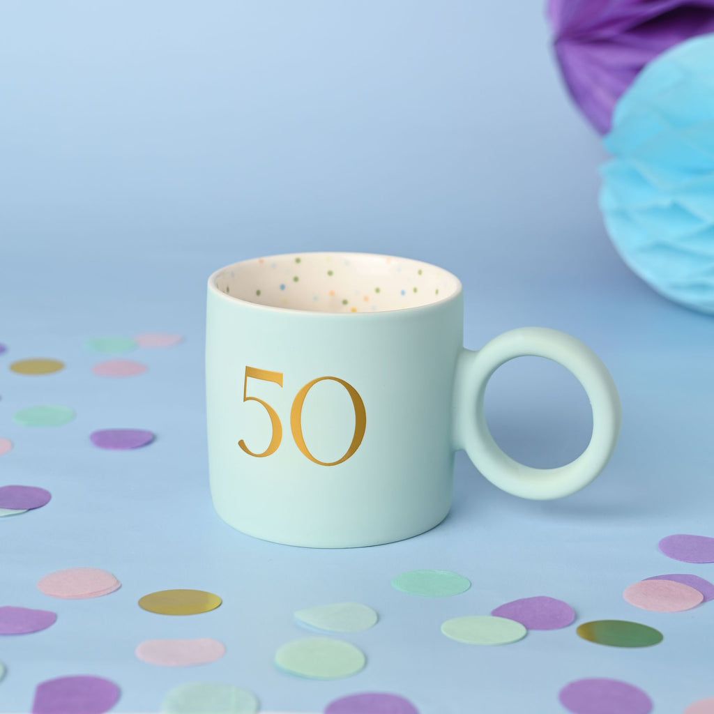 Confetti Mug Blue - 50