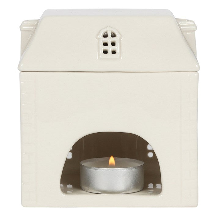 White Ceramic House Oil Burner - product image 6