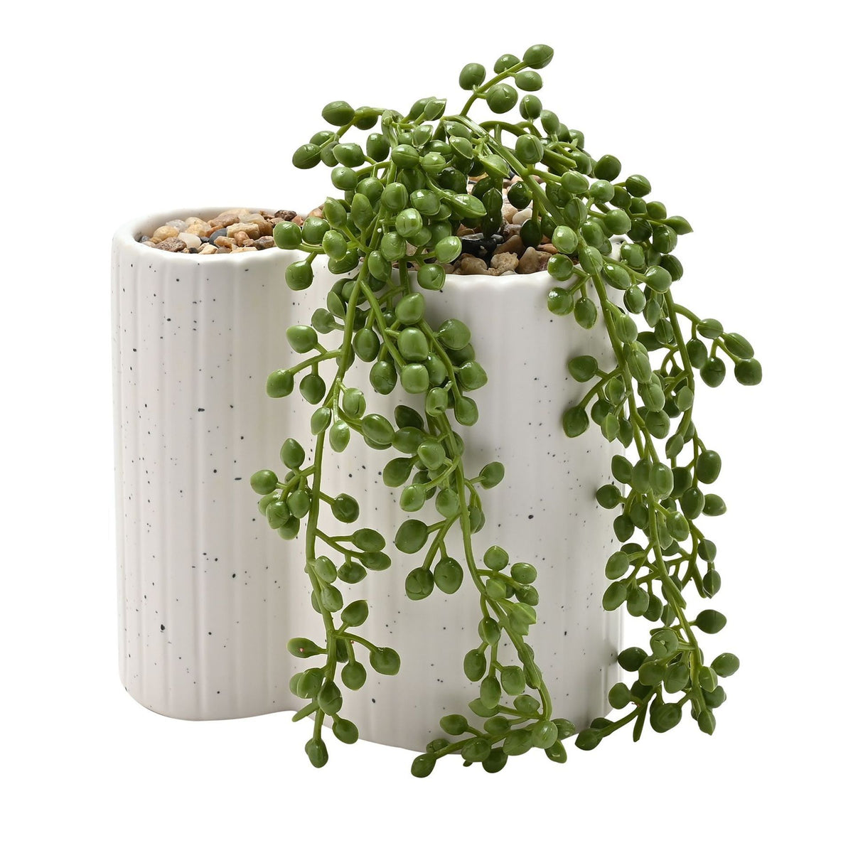 Disney Mickey Shapes Planter with Faux Plant – product view 4