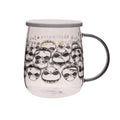 Disney Classic Collectable Glass Mug With Lid - Nightmare Before Christmas