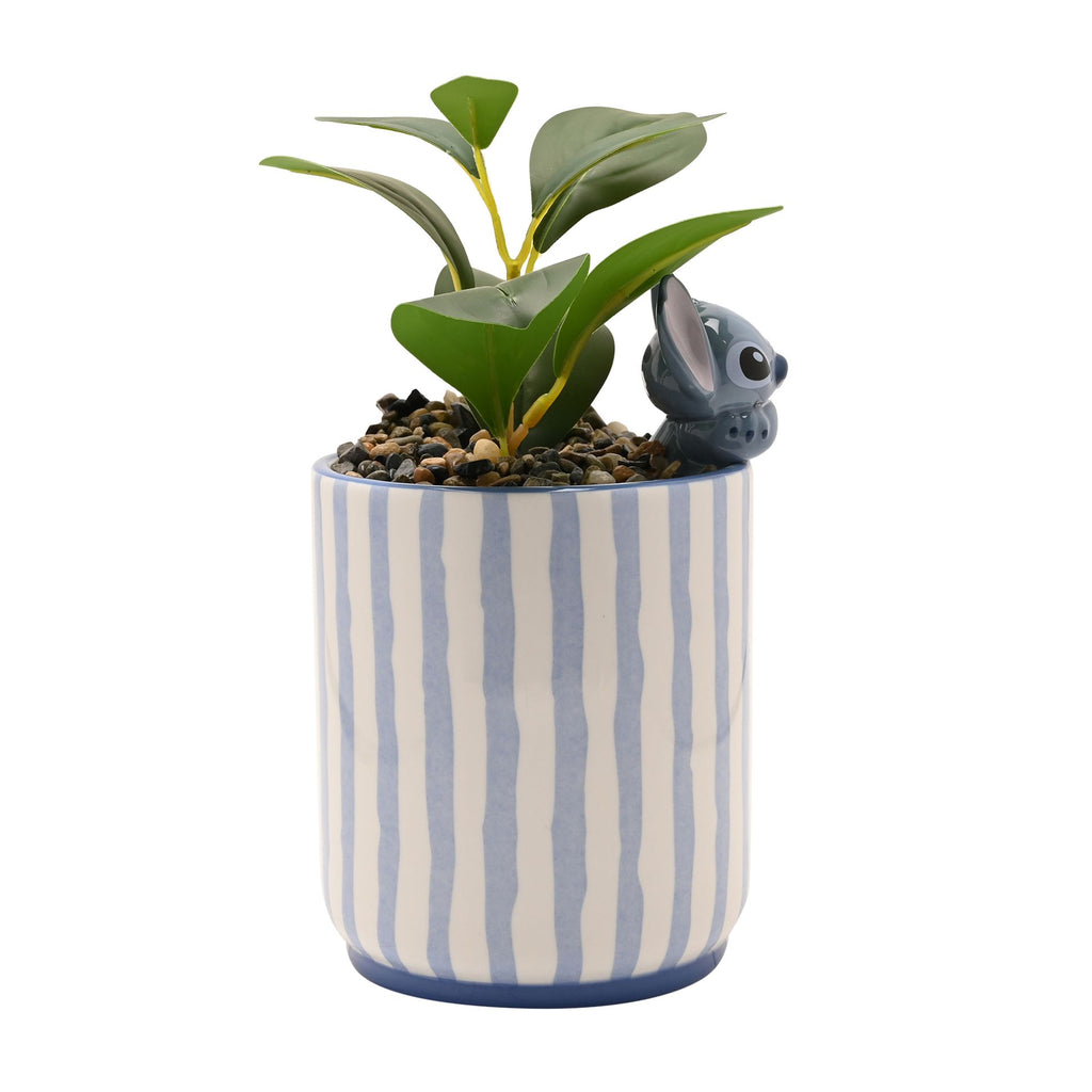 Disney Stitch Planter with 3D Stitch & Faux Plant – product view 4