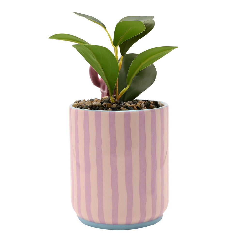 Disney Stitch Planter with 3D Angel & Faux Plant – product view 6