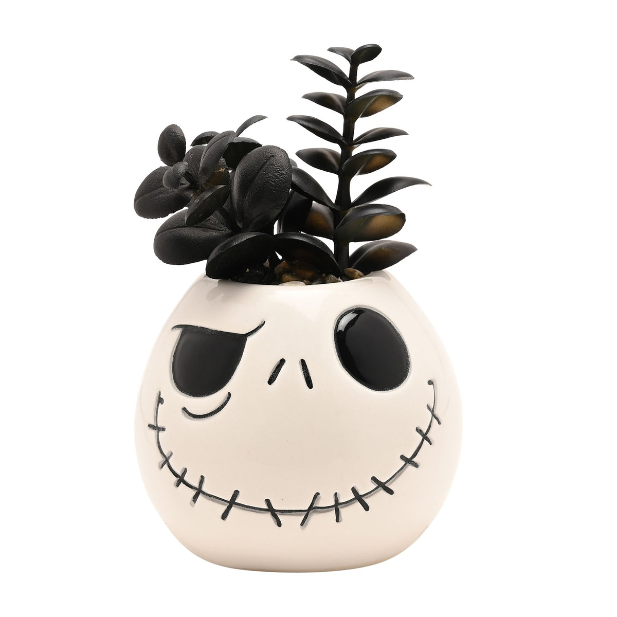 Disney Nightmare Before Christmas Planter with Faux Plant - Jack – product view 2