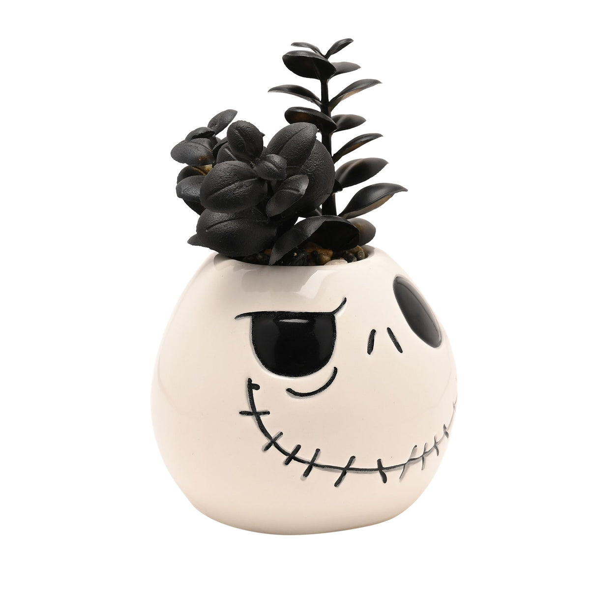 Disney Nightmare Before Christmas Planter with Faux Plant - Jack – product view 3