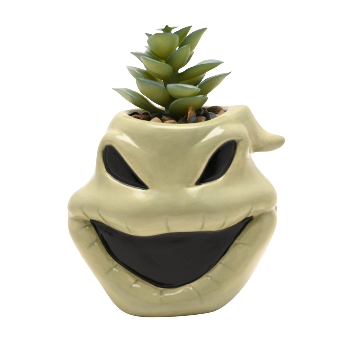 Disney Nightmare Before Christmas Planter with Faux Plant - Oogie Boogie