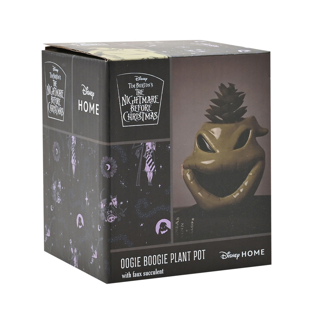 Disney Nightmare Before Christmas Planter with Faux Plant - Oogie Boogie