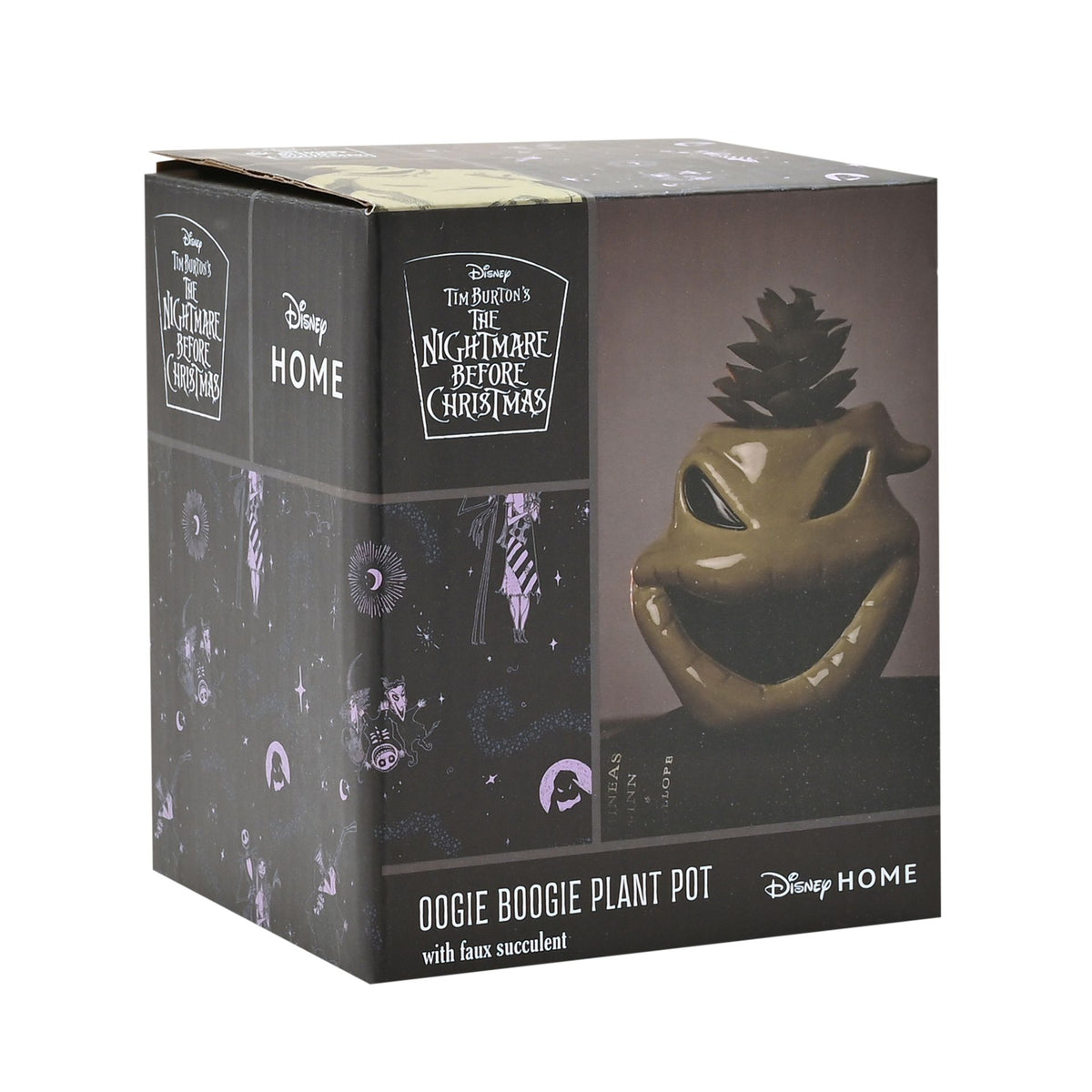 Disney Nightmare Before Christmas Planter with Faux Plant - Oogie Boogie