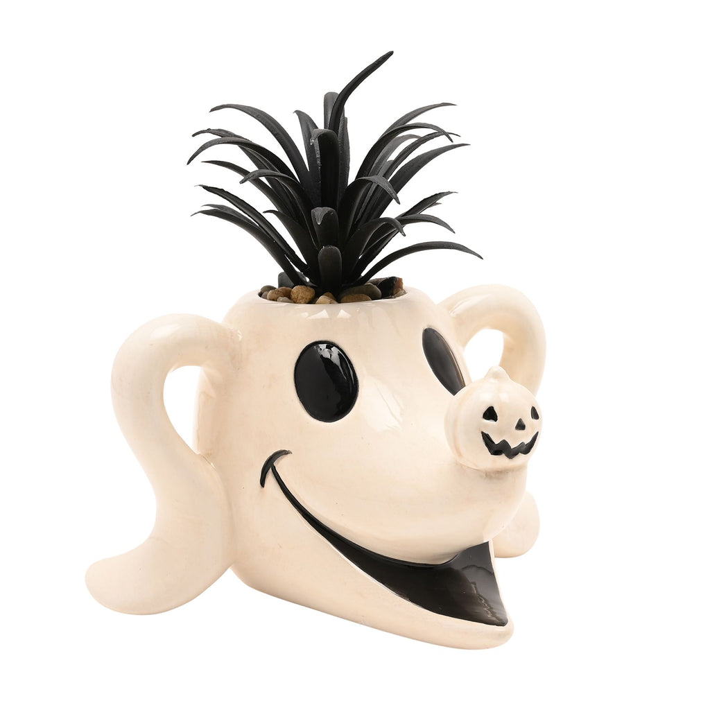 Disney Nightmare Before Christmas Planter with Faux Plant - Zero – product view 2