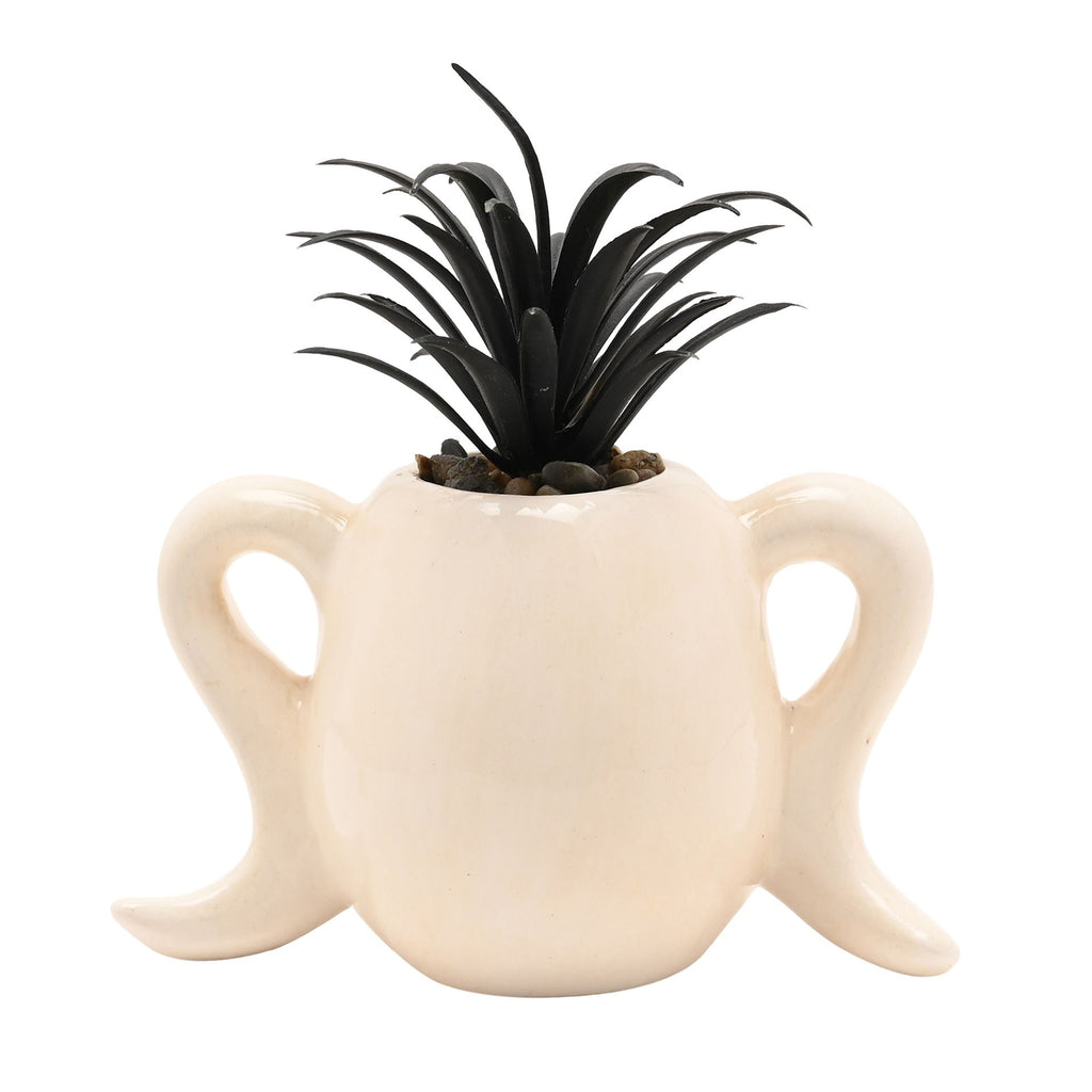 Disney Nightmare Before Christmas Planter with Faux Plant - Zero – product view 5