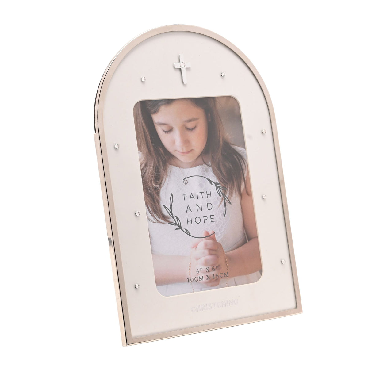 Faith & Hope Arch Frame 4'' x 6'' - Christening - image 2