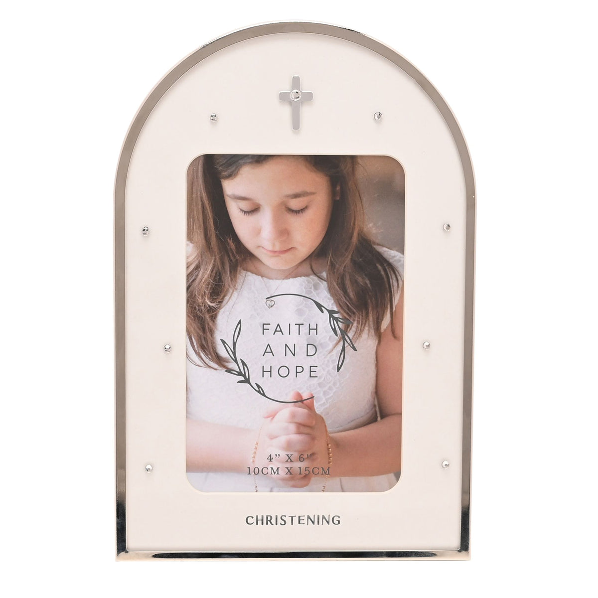 Faith & Hope Arch Frame 4'' x 6'' - Christening - image 3