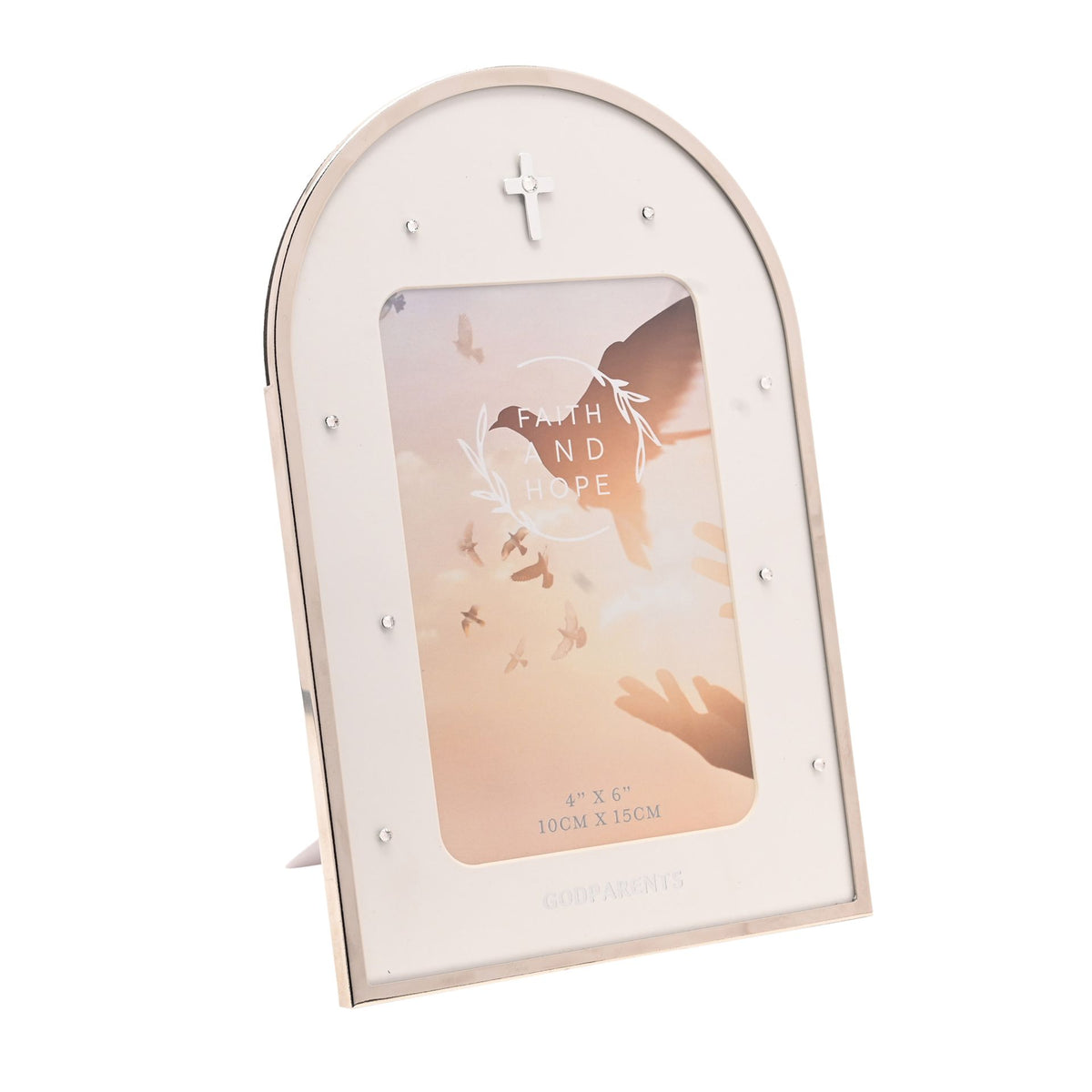 Faith & Hope Arch Frame 4'' x 6'' - Godparents - image 2