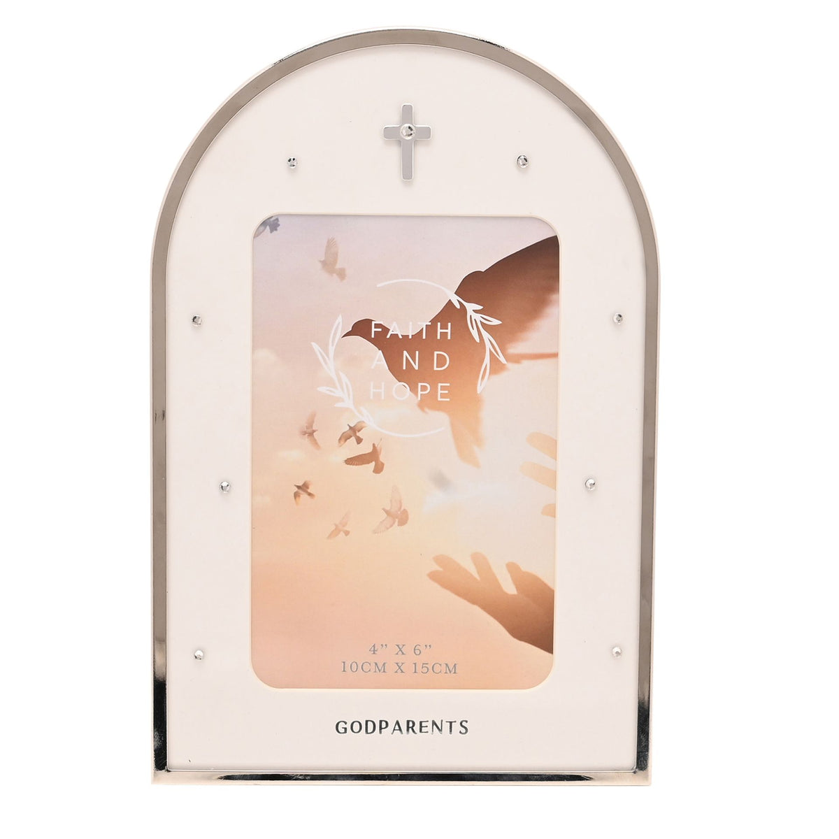 Faith & Hope Arch Frame 4'' x 6'' - Godparents - image 3