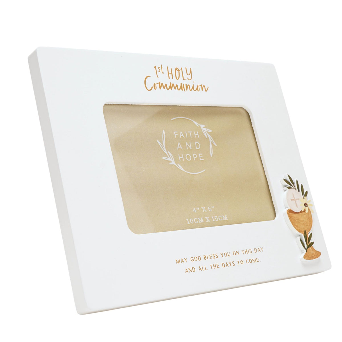 Faith & Hope Photo Frame 6'' x 4'' - 1st Communion - image 2