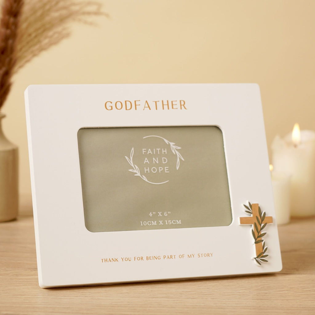 Faith & Hope Photo Frame 6'' x 4'' - Godfather