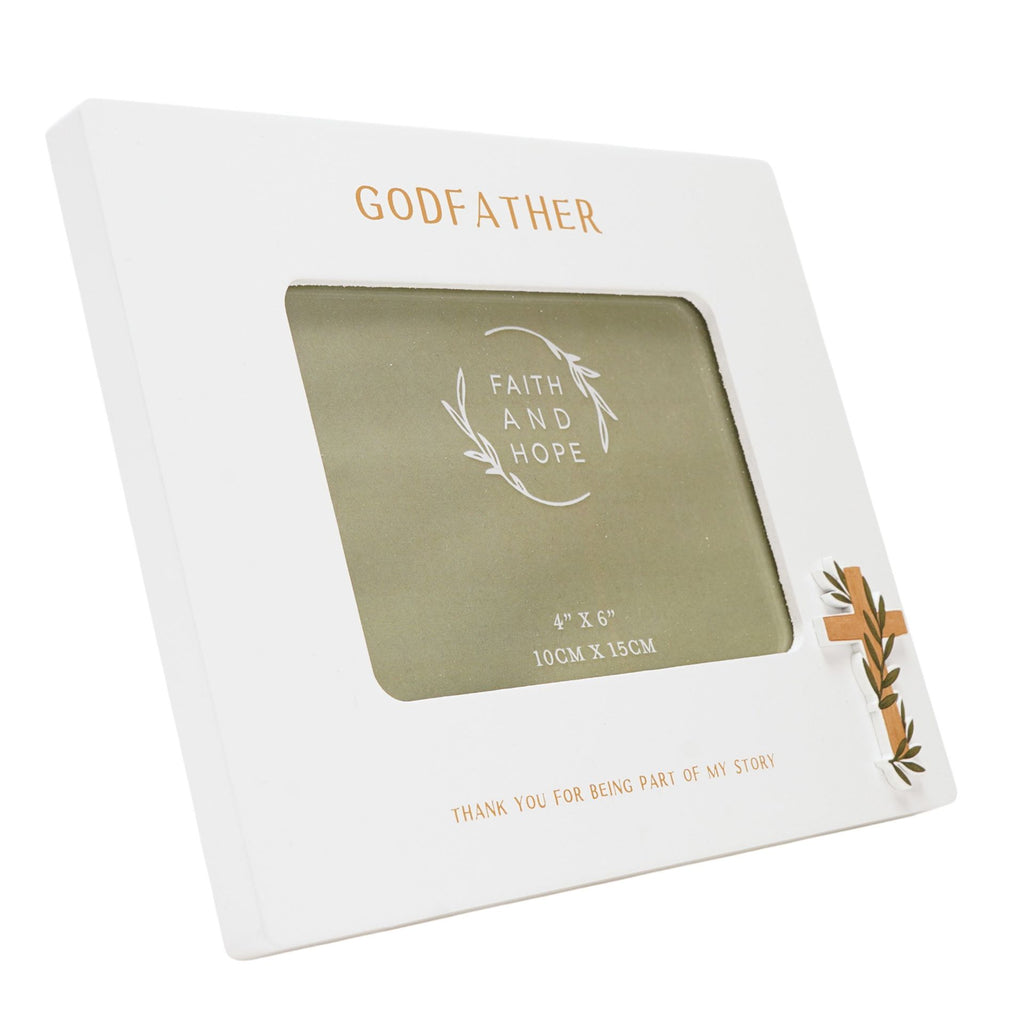 Faith & Hope Photo Frame 6'' x 4'' - Godfather - image 2