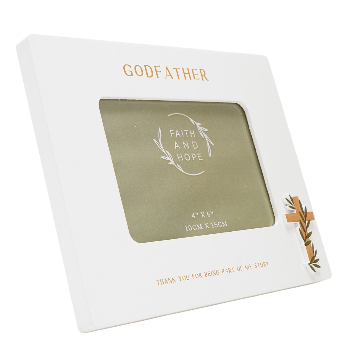 Faith & Hope Photo Frame 6'' x 4'' - Godfather - image 2