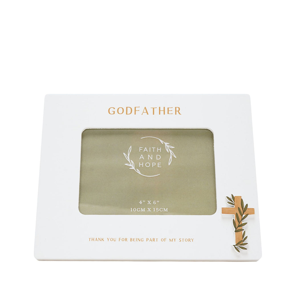 Faith & Hope Photo Frame 6'' x 4'' - Godfather - image 3