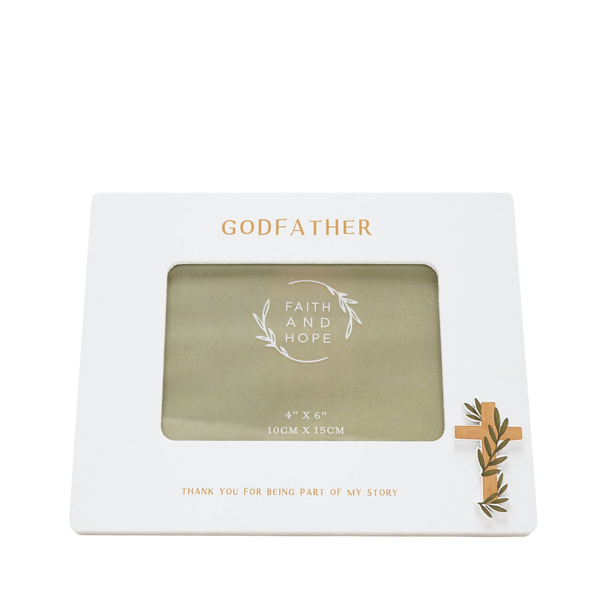 Faith & Hope Photo Frame 6'' x 4'' - Godfather - image 3