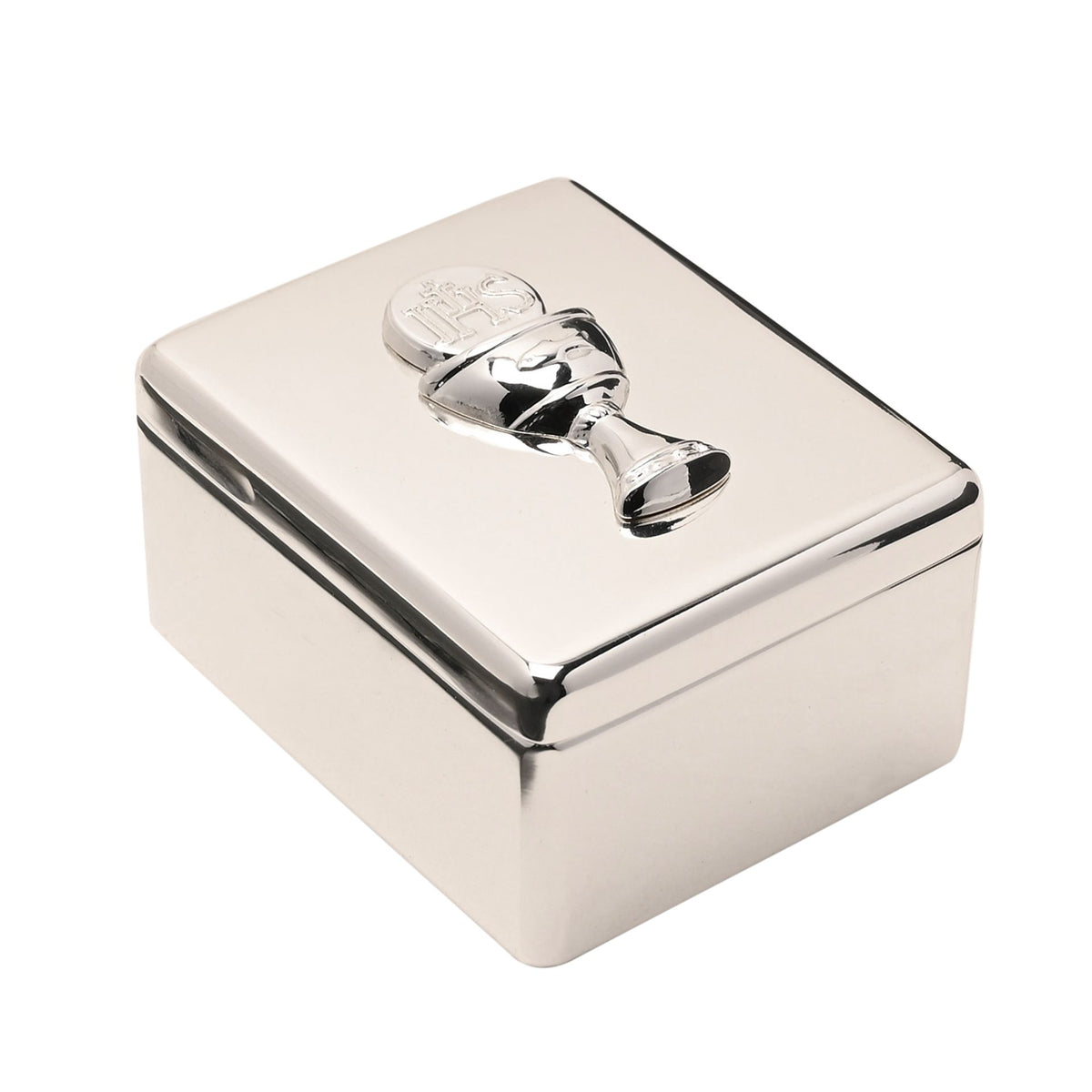 Faith & Hope Communion Keepsake Box Silver Chalice - image 2
