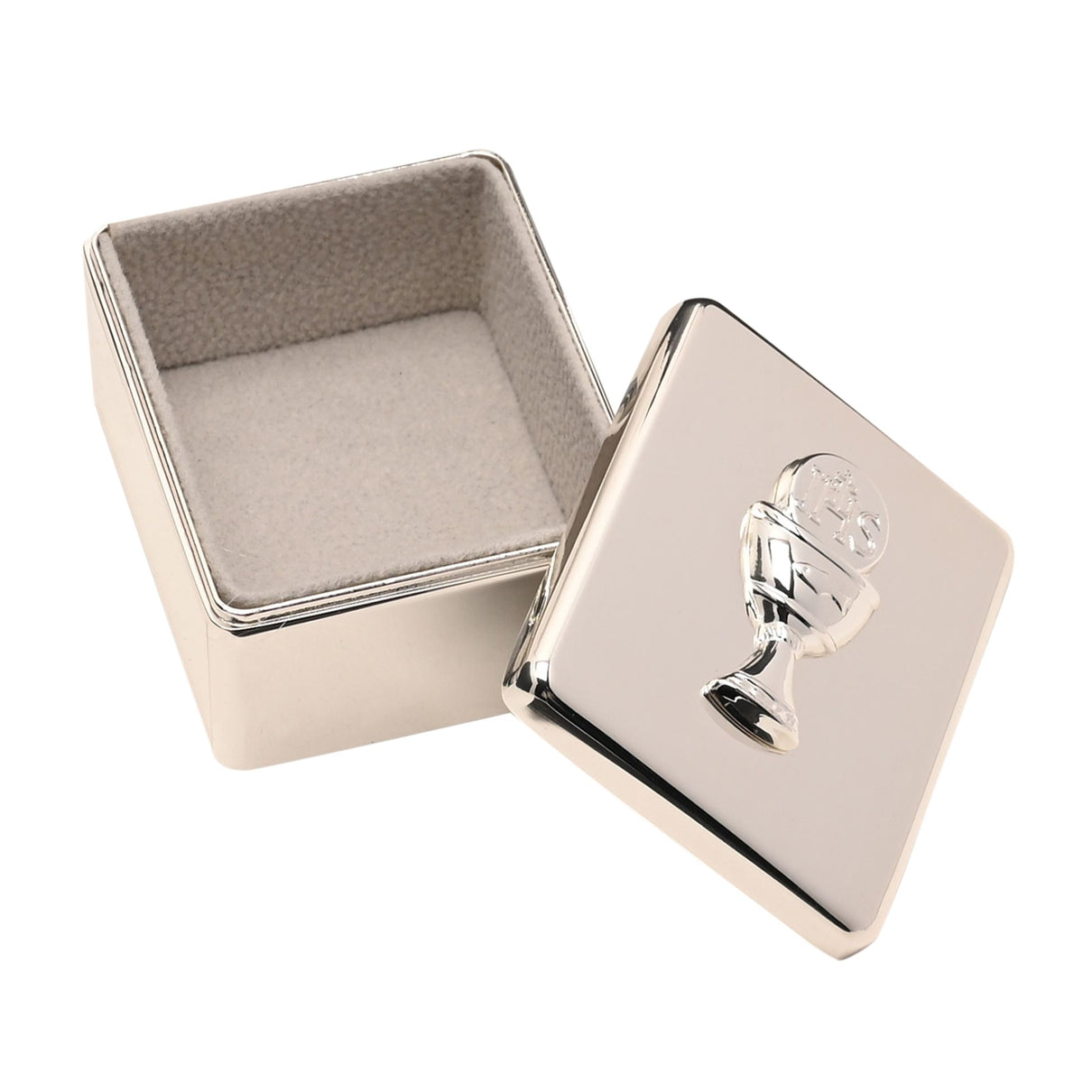 Faith & Hope Communion Keepsake Box Silver Chalice - image 3
