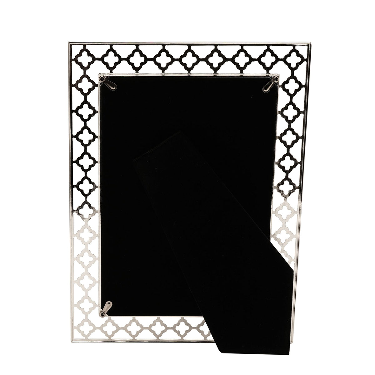 Impressions Lattice Cut Metal Plated Silver Photo Frame 4" x 6" - image 5